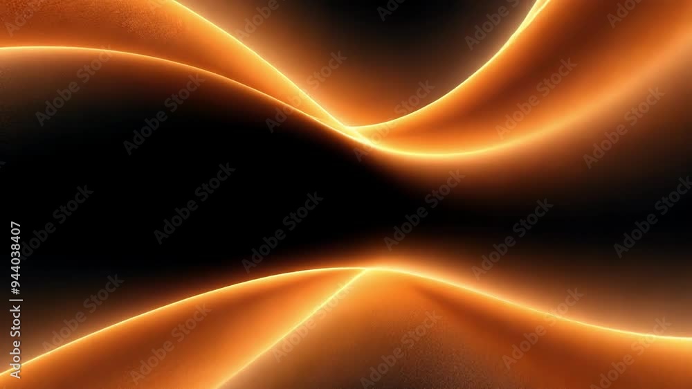 Poster a dynamic abstract visual with glowing waves and sparkles, creating an energetic, futuristic atmosph