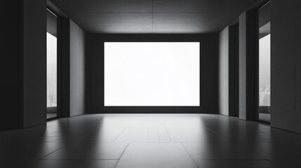 Minimalist Room with Large Window