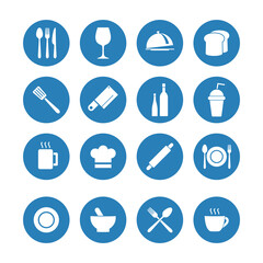 set of symbol food icon
