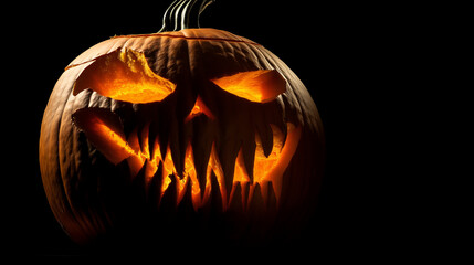 Fototapeta premium Halloween jack-o-lantern background