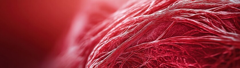 Fototapeta premium Human muscle tissue under stress, clinical anatomy, 3D illustration