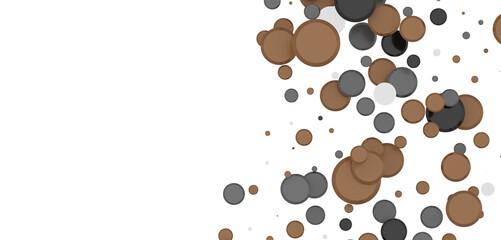 Confetti, paper triangle on the floor, fancy, colorful, celebration party