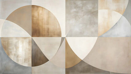 Whispering Earth Tones: Abstract watercolor circles in soft, earthy hues create a calming and sophisticated background.