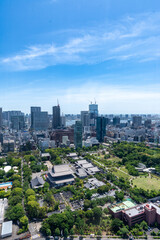 Vue du quartier Roppongi de la tour de Tokyo