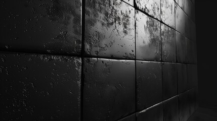 Naklejka premium Monochrome wall textures and background