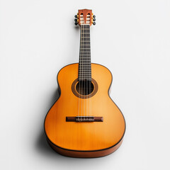 Obraz premium Acoustic guitar isolated on white