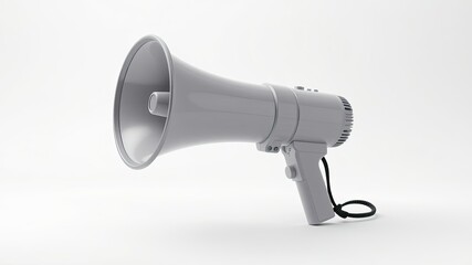 megaphone on white background