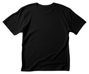 PNG Black t-shirt white background clothing textile.