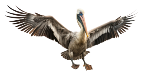 PNG Pelican landing pelican animal bird.