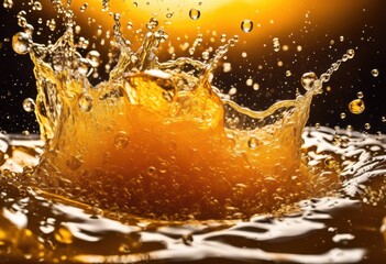 vibrant beer explosion frothy bubbles hoppy flavor captured dynamic scene, liquid, foam, hops, refreshing, beverage, alcohol, drink, refreshment