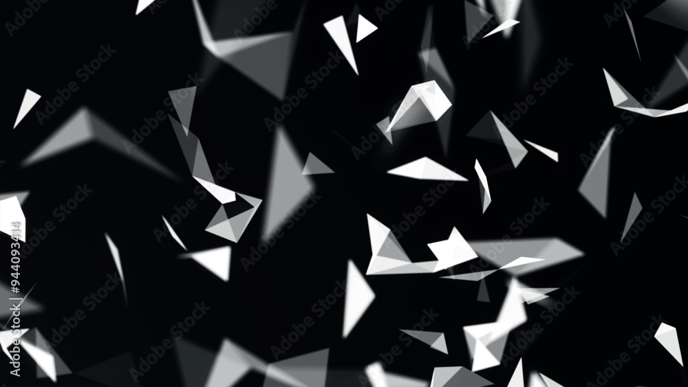 Poster abstract background with connecting dots and lines. network connection structure. data technology an