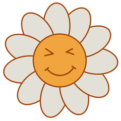 Retro Smiley Flower_8