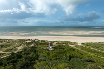 Blavand Leuchturm und Panorama, Jütland, Dänemark