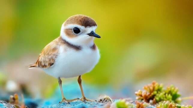 Adorable bird in nature.