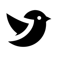 Bird Vector, Logo, Icon, Silhouette bird, cute cartoon bird 