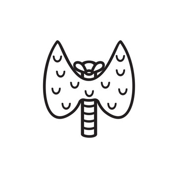 recommend clip art: thyroid  icon symbol sign vector