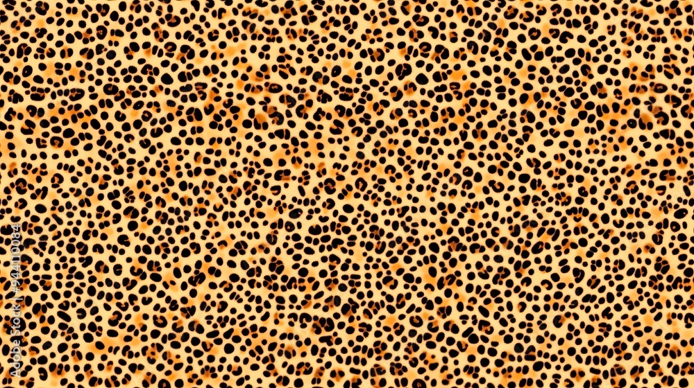 Poster this high-resolution seamless leopard print texture features a rich, fur-like appearance with distin