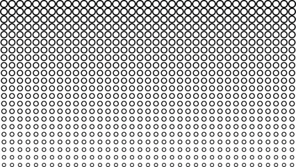 Seamless halftone dots pattern in line style. Set of Smooth dots Vector illustration spraying on white background. Gradient dots Abstract background of black. Polka dot pattern. Texture Background