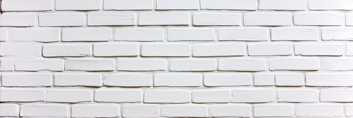 A textured white brick wall with a clean, modern aesthetic.