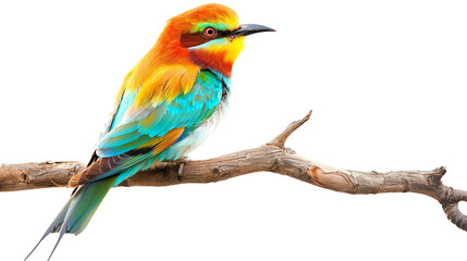 Fototapeta premium Colorful Bird Perched on a Branch