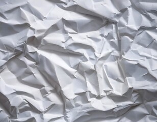 Fototapeta premium crumpled white paper texture ideal various purposes high resolution high details vibrant