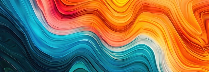 Abstract Colorful Swirling Background