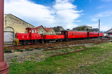 Naklejka premium Oamaru's Victorian buildings, beaches, and Otago's coastal views. Nature, history, Victorian architecture, New Zealand's South Island, rchitecture enthusiasts, urban explorers, and history buffs 