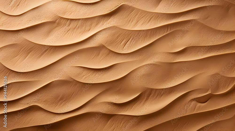 Aufkleber wavy sand dunes create a textured background for design