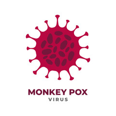 Virus icon. Monekypox, Mpox, Nipah virus. Lockdown Pandemic stop Novel Coronavirus covid-19 Corona warning. Pirola, delta, Embola, arcturus, marburg, omicron or omikron.