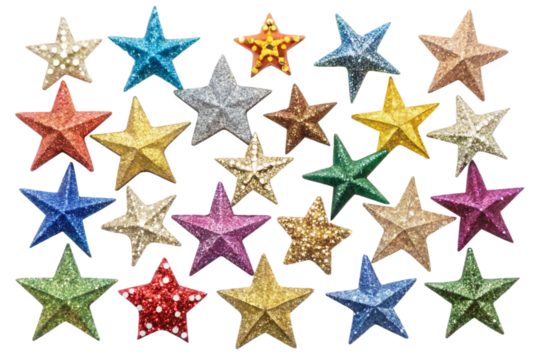Sparkle star shapes png - Powered by Adobe