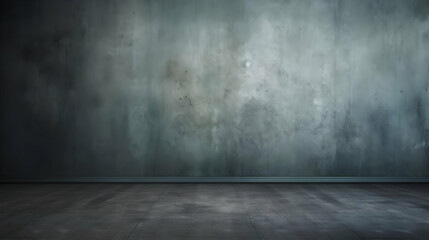 Dark and Grungy Concrete Wall Background, Perfect for Interior Design and Photography