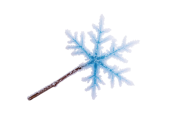 A beautiful blue snowflake design with delicate patterns, perfect for winter-themed projects and seasonal decorations.