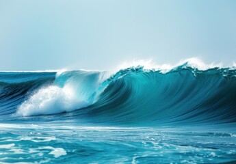 Breaking Wave in Ocean