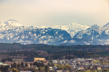 Beautiful countryside train views, landscapes and scenery Japan