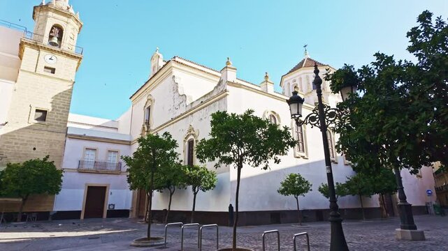 Convent of San Francisco and San Francisco Square in Cadiz, Andalusia