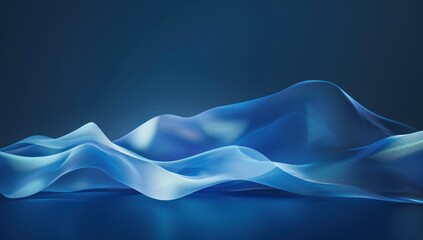 Abstract Blue Waves