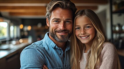Fototapeta premium A family using technology to stay connected with a loved one in a remote location