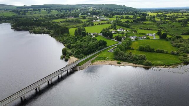 The bridge at Blessington Lakes, Wicklow, Ireland