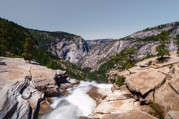 Nevada Falls im Yosemite Nationalpark im Sommer