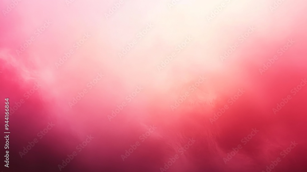 Poster Smooth gradient background transitioning from light pink to deep red with subtle variations in tone, creating a soft, modern look.