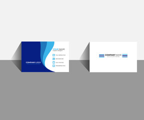 Blue modern creative business card and name card,
modern business card design, double sided business card design template, blue business card inspiration, Modern blue business card design template