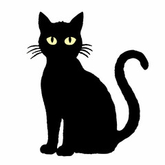 Halloween vector SVG Cut Files for Cricut, Cat Silhouette, Black Cat Svg, Spooky Svg