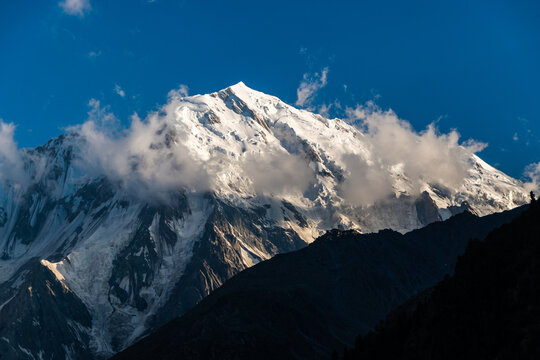 Nanga Parbat in Pakistan from Fairy Meadows