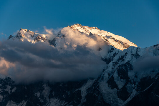 Nanga Parbat in Pakistan from Fairy Meadows