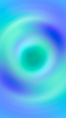 Abstract vertical background 9:16 8K with sea-inspired palette for social media, banner. Defocused gradient wave in cyan, turquoise, aqua, blue, light blue, lilac color. Blurry vortex, circles, curves