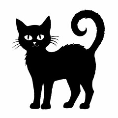 Halloween Cat Bundle Cut File, Cat Witch Svg, Clipart, Vector SVG 