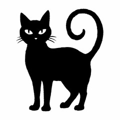 Halloween Cat Bundle Cut File, Cat Witch Svg, Clipart, Vector SVG 