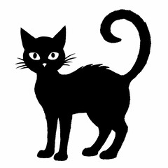 Halloween Cat Bundle Cut File, Cat Witch Svg, Clipart, Vector SVG 