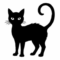 Halloween Cat Bundle Cut File, Cat Witch Svg, Clipart, Vector SVG 