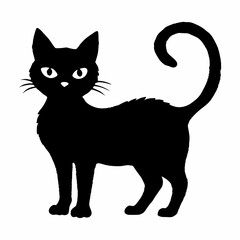 Halloween Cat Bundle Cut File, Cat Witch Svg, Clipart, Vector SVG 